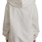 Dolce & Gabbana Chic White Hooded Pullover Sweater