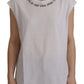 Dolce & Gabbana Elegant White Cotton Sleeveless Top