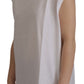 Dolce & Gabbana Elegant White Cotton Sleeveless Top