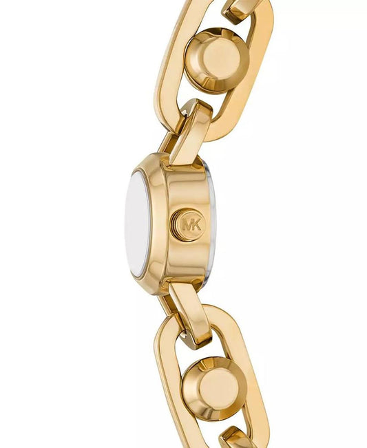 Women's MK Astor Link Two-Hand Gold-Tone Stainless Steel Watch 14mm