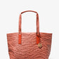 The Michael Large Animal Print Logo Tote Bag