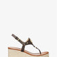 Casey Signature Logo Wedge Sandal