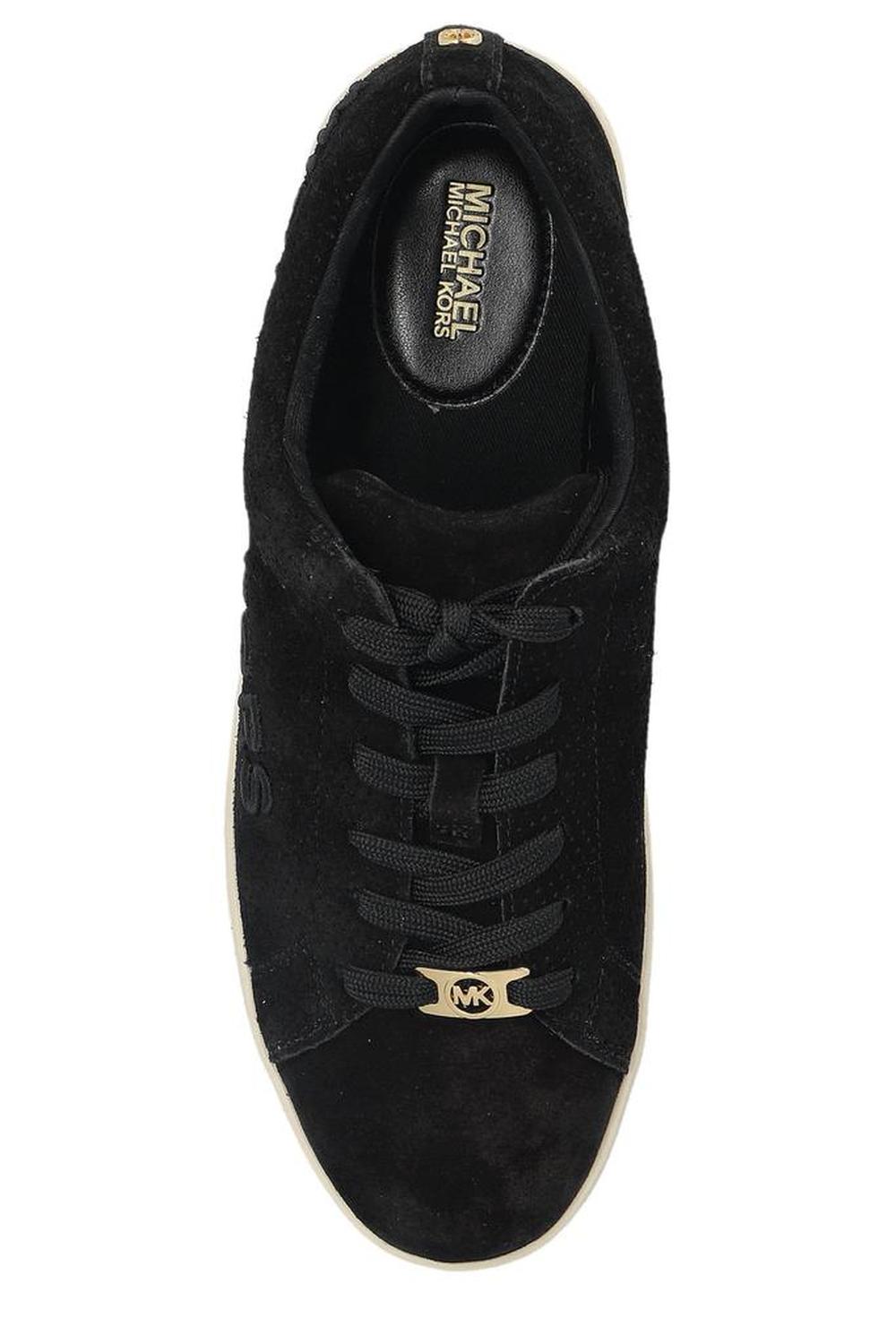 Michael Kors Logo Embroidered Sneakers