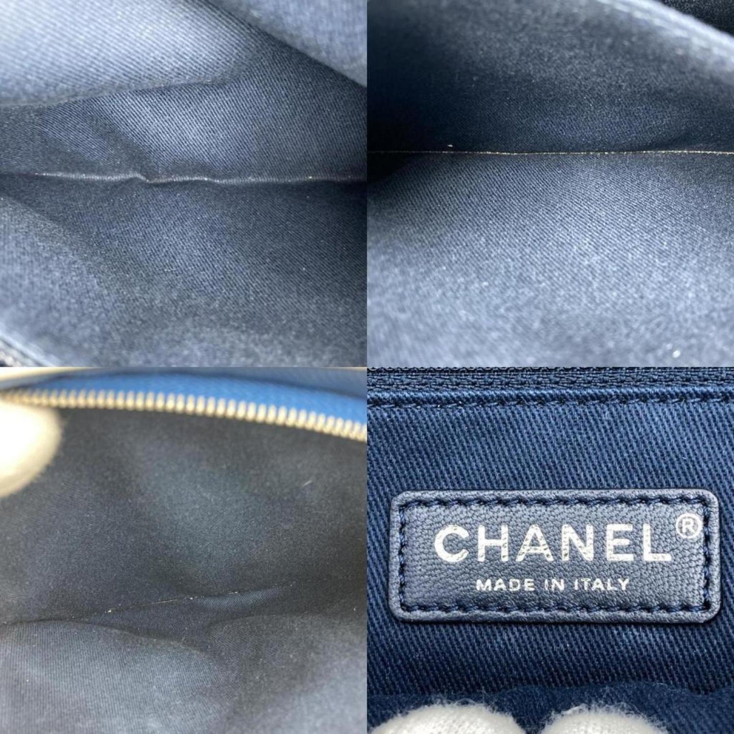 Chanel Coco Mark  Canvas Shoulder Bag (Pre-Owned)