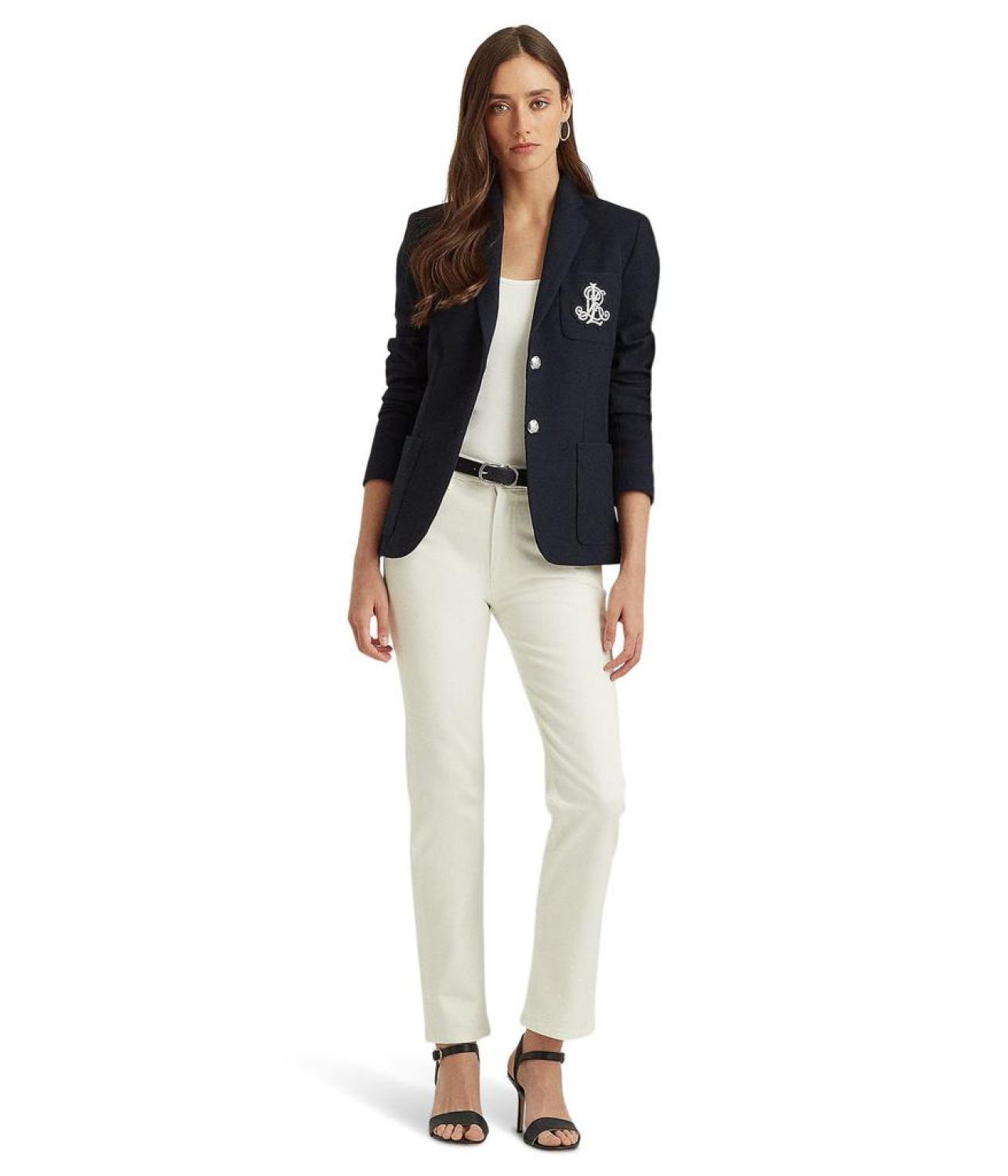 Patch Jacquard Blazer