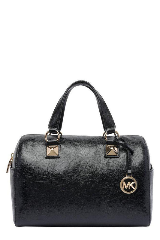 Michael Michael Kors Logo Plaque Zipped Tote Bag