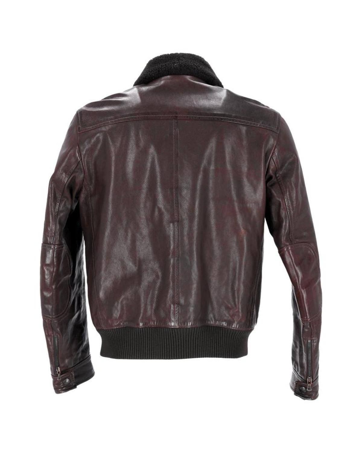 Prada Bomber Jacket in Brown Leather