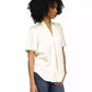 MICHAEL Women's Satin V-Neck Top