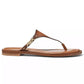 Women's Daniella Leather Flat Thong Sandals