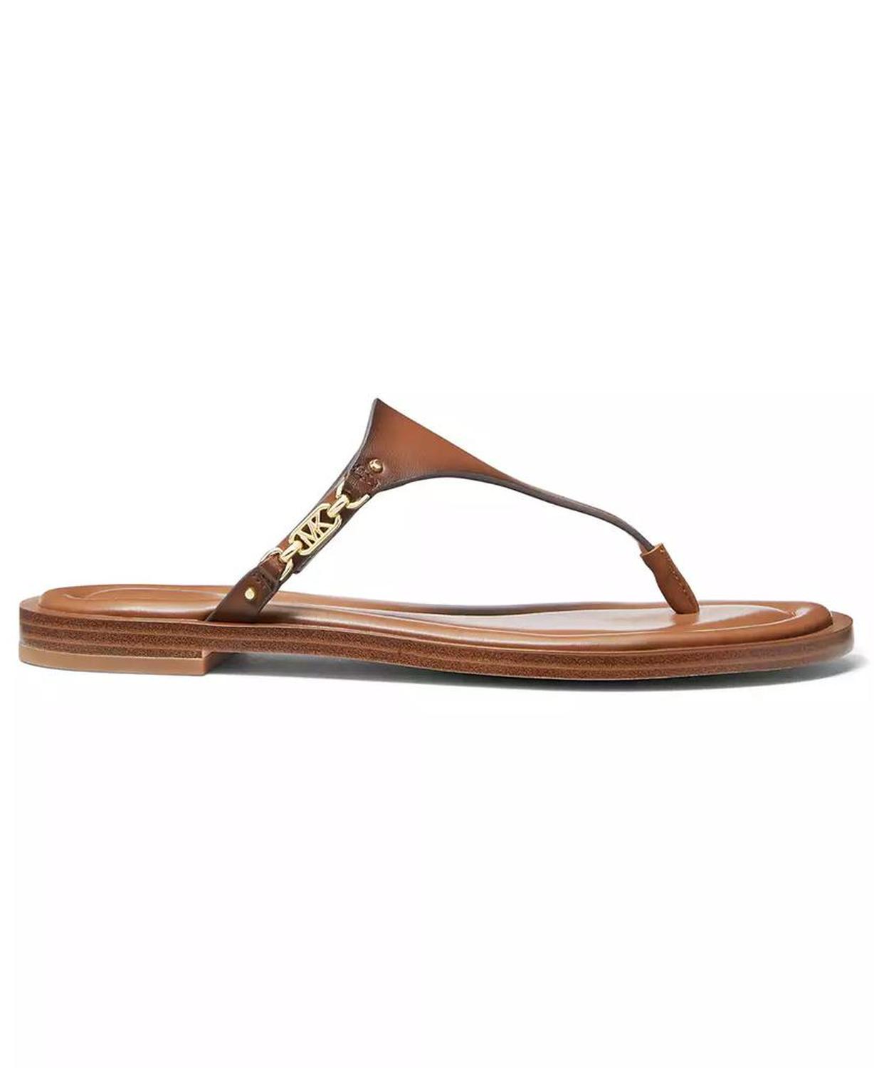 Women's Daniella Leather Flat Thong Sandals