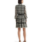 Buffalo Check Ruffled Georgette Dress