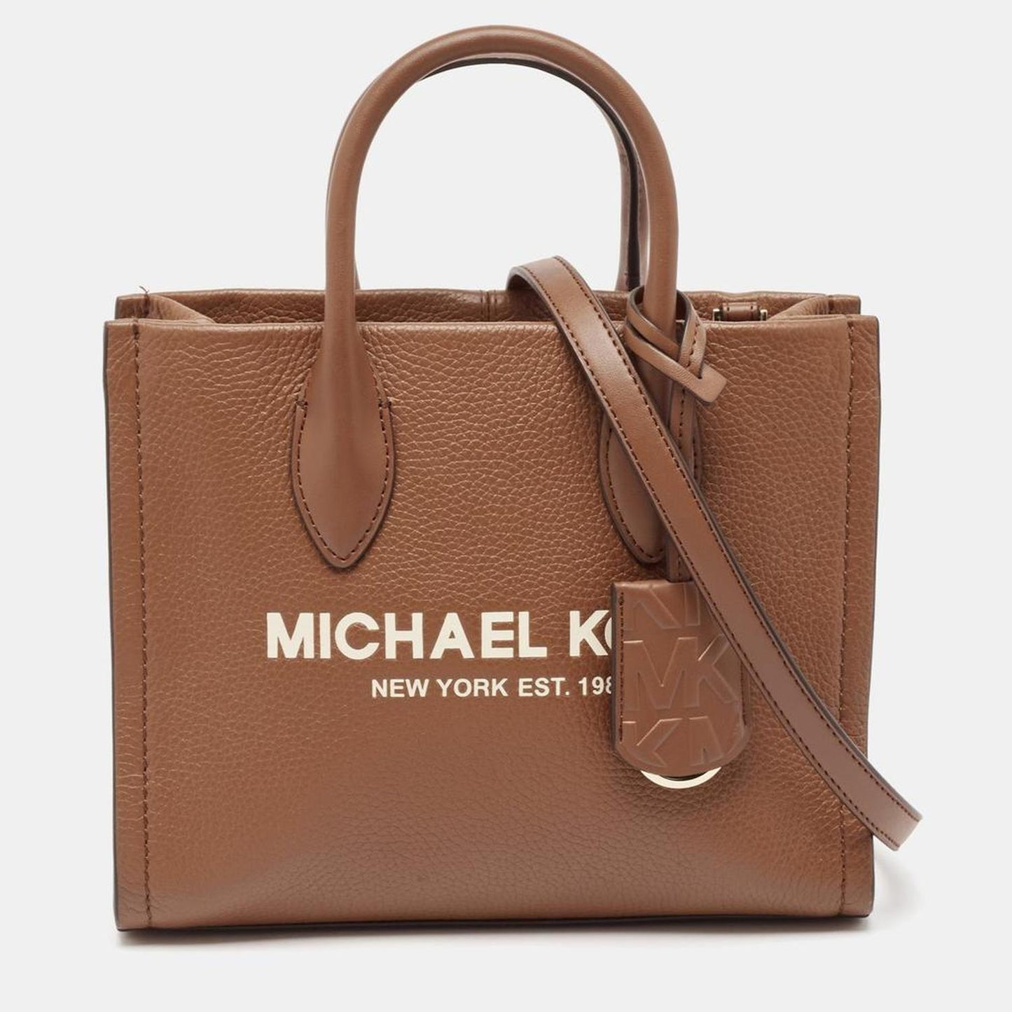 Michael Kors Brown Leather Mirella Tote