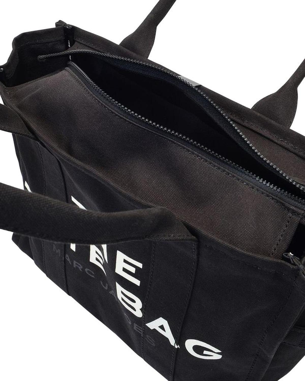 The Large Tote Bag -  -  Black - Cotton