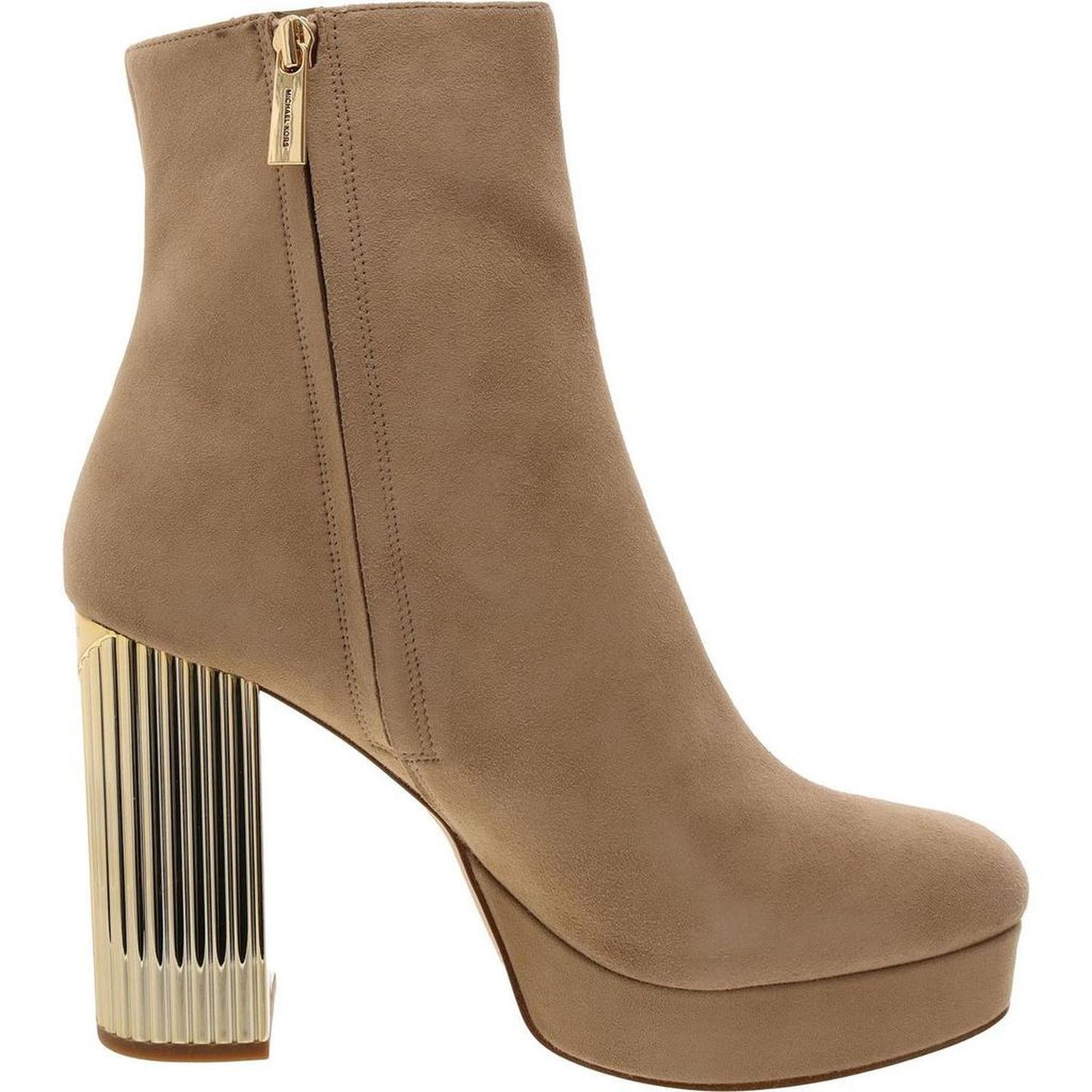 Porter Womens Suede Zipper Ankle Boots