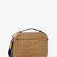 Hudson Crocodile Embossed Leather Crossbody Bag