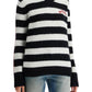 Pullover The Striped Brushed Logo Sweater