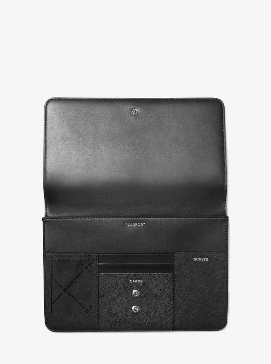 Rivington Large Saffiano Leather Wallet