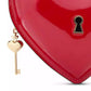 Key to My Heart Patent Wristlet