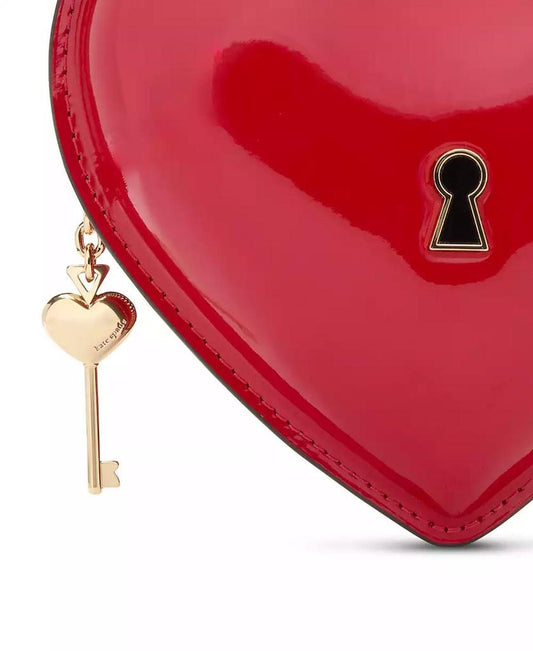 Key to My Heart Patent Wristlet