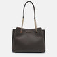 Brown Signature Coated Canvas And Leather Teagan Tote