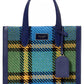 Manhattan Grand Plaid Tweed Medium Tote