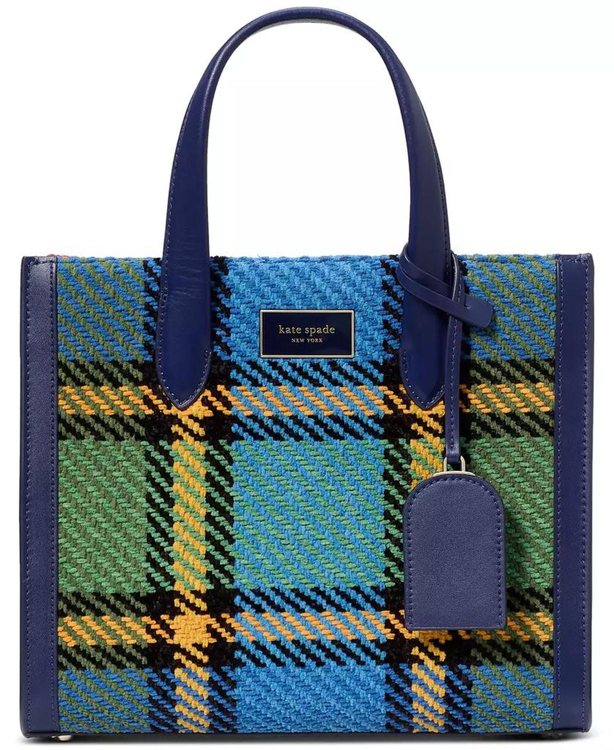 Manhattan Grand Plaid Tweed Medium Tote