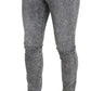 Dolce & Gabbana Chic Slim Fit Gray Denim