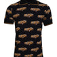 Dolce & Gabbana Elegant Car Print Polo T-Shirt in Black