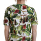 Dolce & Gabbana Chic Multicolor Fig Print Cotton Top