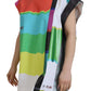 Dolce & Gabbana Multicolor Sleeveless Cotton Top