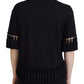 Dolce & Gabbana Elegant Black Cotton Short Sleeve Tee