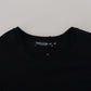 Dolce & Gabbana Elegant Black Cotton Short Sleeve Tee