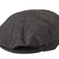 Dolce & Gabbana Elegant Gray Newsboy Hat