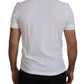 Dolce & Gabbana Elegant White Cotton Polo T-Shirt