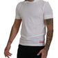 Dolce & Gabbana Elegant White Cotton Polo T-Shirt