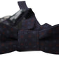 Dolce & Gabbana Elegant Silk Blue Bow Tie