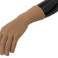 Dolce & Gabbana Elegant Beige Cashmere Winter Gloves