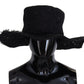 Dolce & Gabbana Elegant Black Top Hat - Timeless Fashion Statement