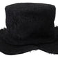 Dolce & Gabbana Elegant Black Top Hat - Timeless Fashion Statement