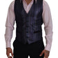 Dolce & Gabbana Multicolor Formal Dress Vest Luxury Blend