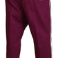 Dolce & Gabbana Elegant Magenta Cotton Stretch Pants