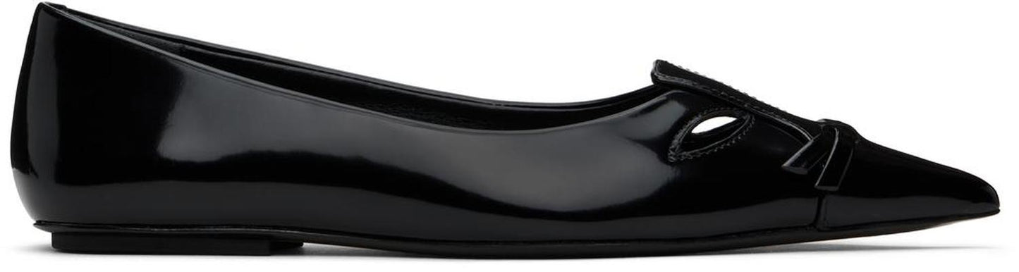 Black 'The Kat' Ballerina Flats