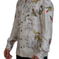 Dolce & Gabbana Elegant Silk Bird Print Casual Shirt