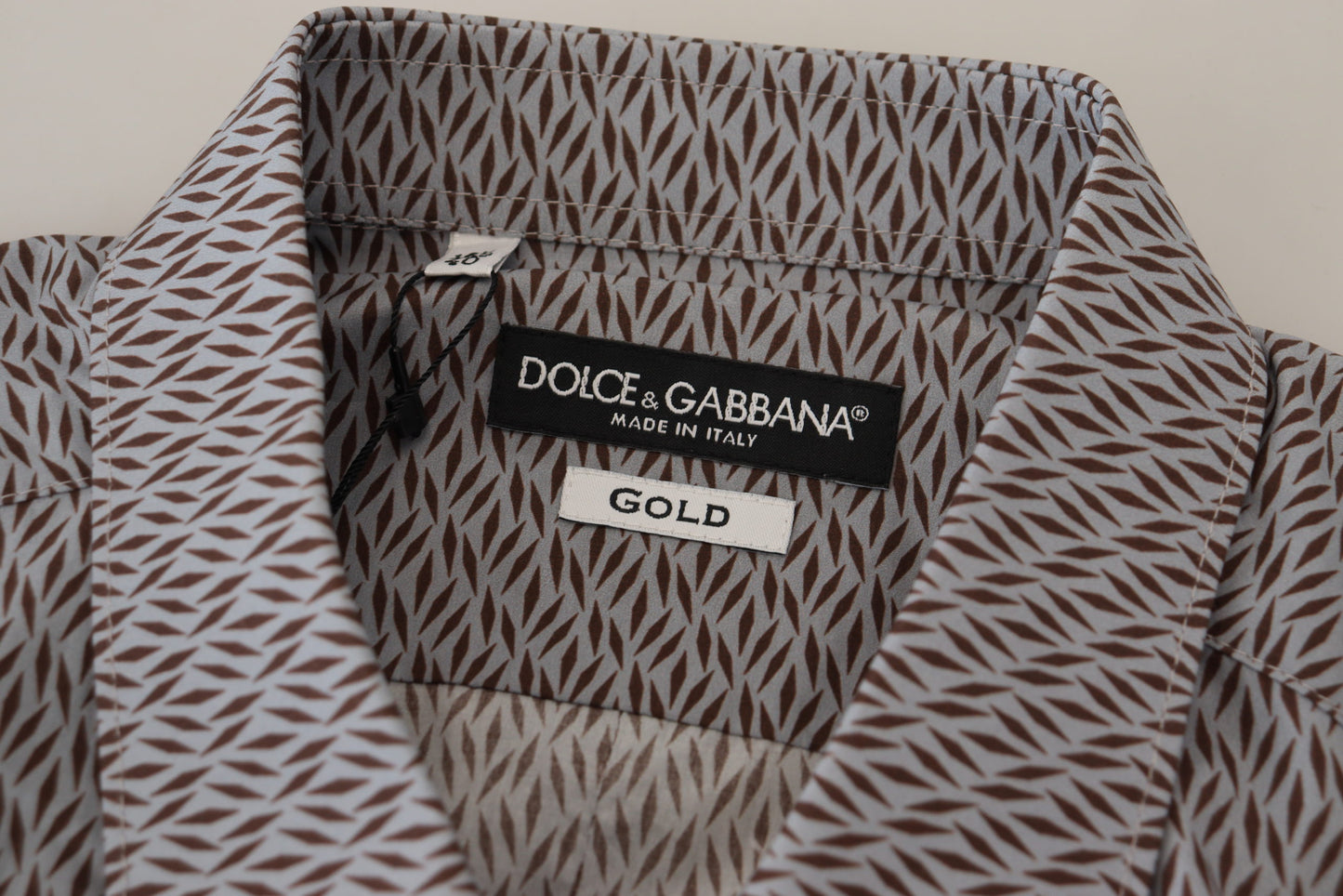 Dolce & Gabbana Elegant Slim Fit Formal Cotton Shirt