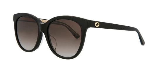 Gucci GG0081SK 001 Square Sunglasses