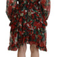 Dolce & Gabbana Elegant Multicolor A-Line Silk Dress