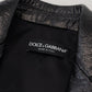 Dolce & Gabbana Elegant Cropped Black Designer Jacket