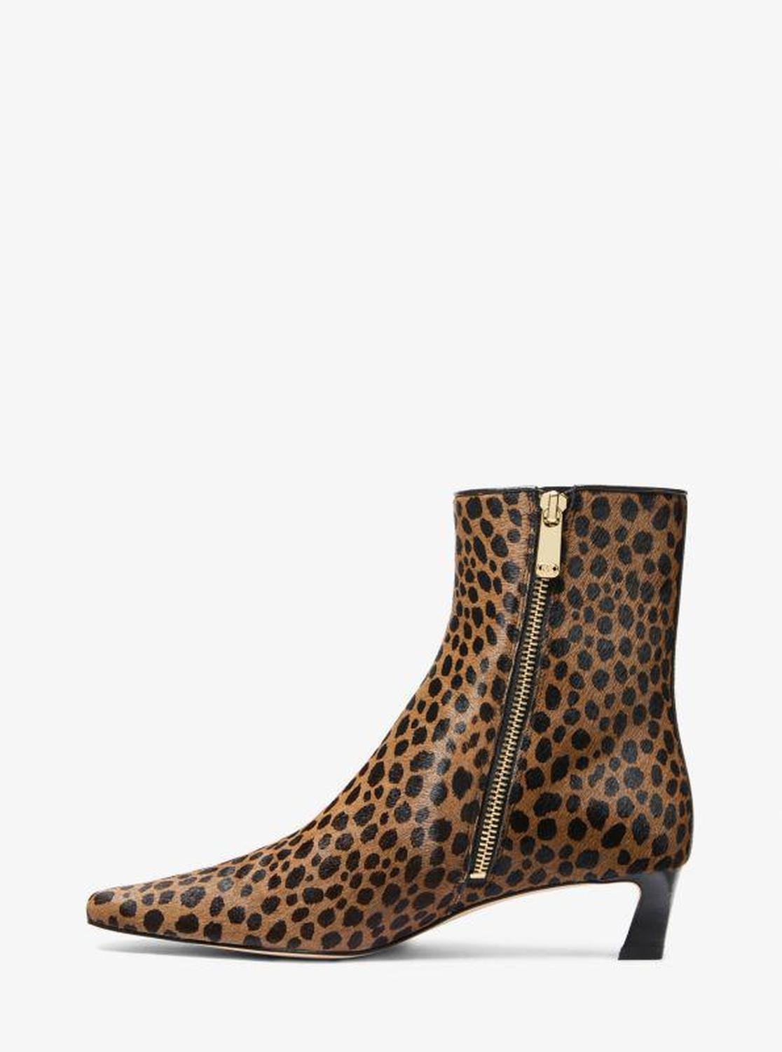 Cosmo Cheetah Print Calf Hair Boot