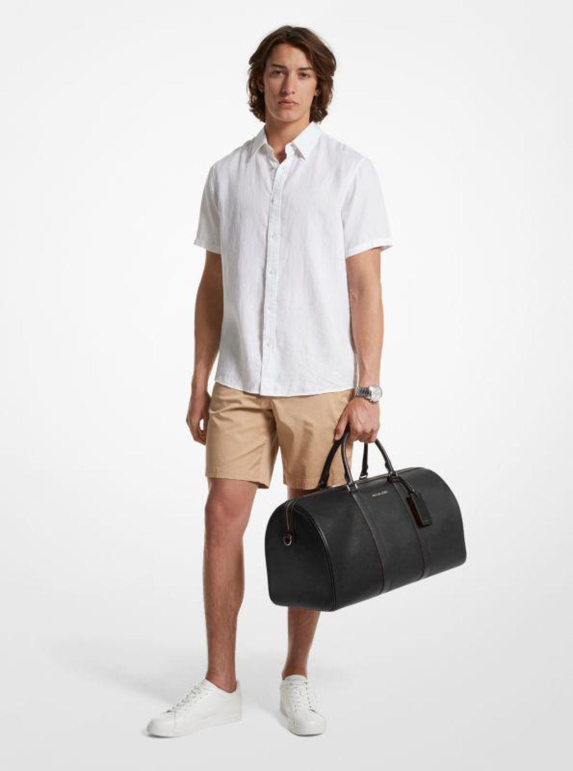 Cooper Pebbled Leather Duffel Bag