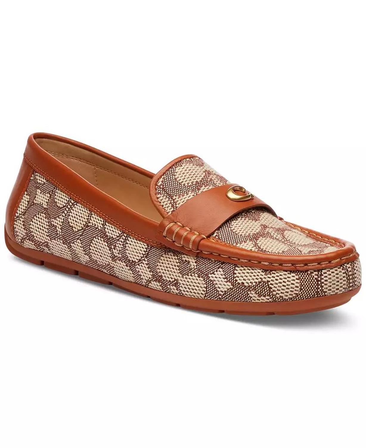 Women's Sculpted C Leather Driver Loafer Flats